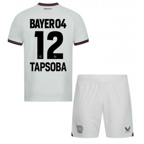 Bayer Leverkusen Edmond Tapsoba #12 Bortaställ Barn 2023-24 Kortärmad (+ Korta byxor)